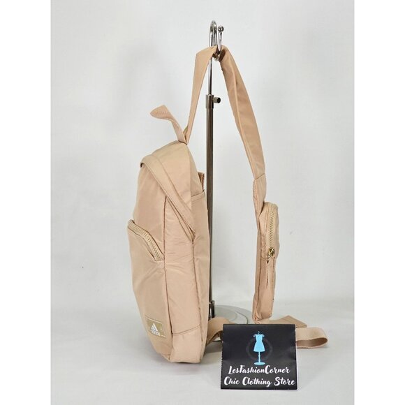 Adidas Beige Essentials 2 Sling Crossbody Bag BOS Mini Monogram Wonder 060 - Picture 9 of 14